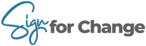 Sign for Change
